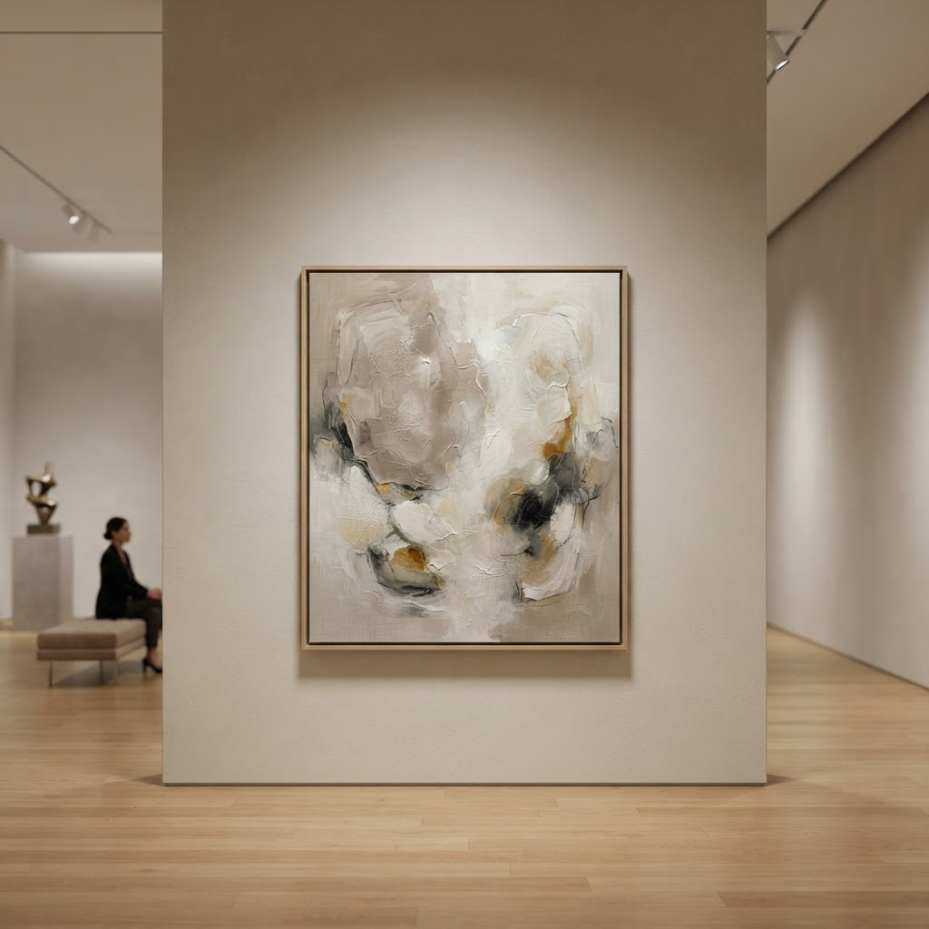 An artwork presented as an auction lot